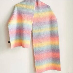 🆕- AQUA- SPACE DYE RIB KNIT
MULTICOLOR SCARF- Gorgeous